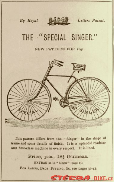 The "Special Singer", Singer & Co., Coventry, England – c.1893