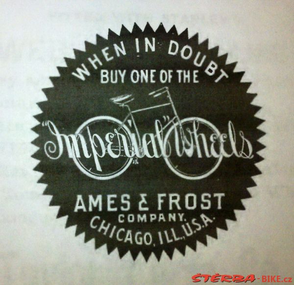 "Imperial" Ames & Frost Company, Chicago, USA - 1893