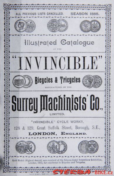 Surrey Machinists Co., London - England 1889/90