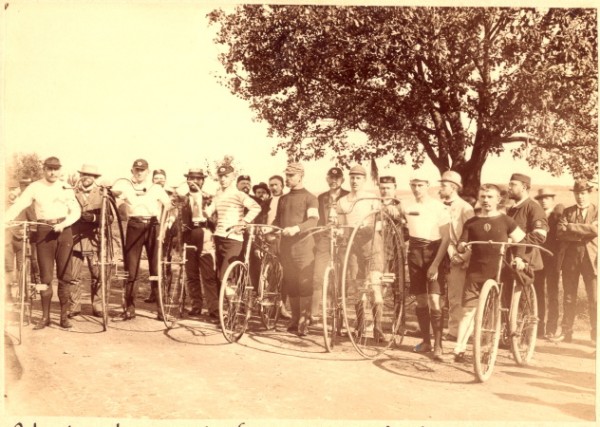 Original photographs with a beautiful Kohout bicycles