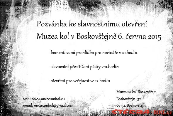 Příprava muzea Boskovštejn