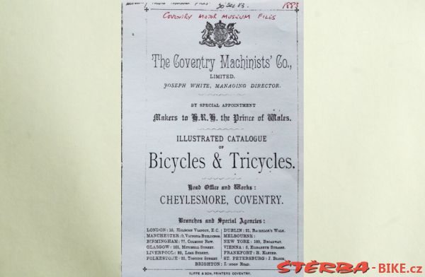 Coventry Machinists Co.  – 1883