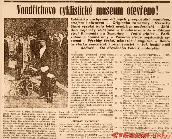 Vondřichova sbírka – 1943