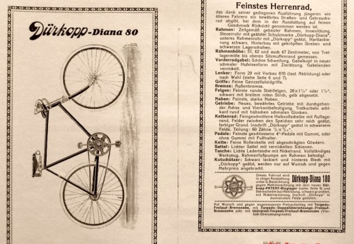 Men's touring bicycle, Durkopp - Diana