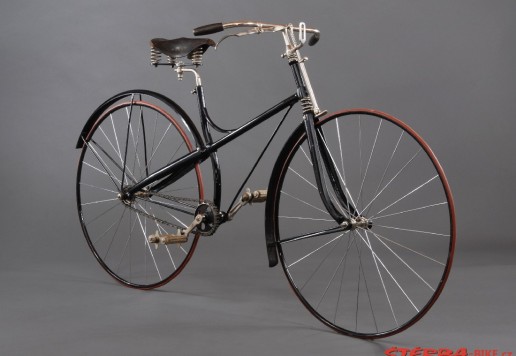 Men's X frame safety bicycle, 1887/89