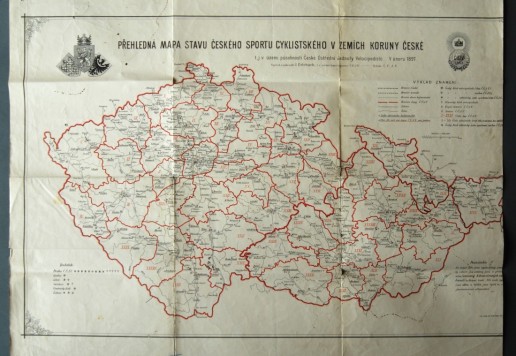 Mapa cyklistických klubů
