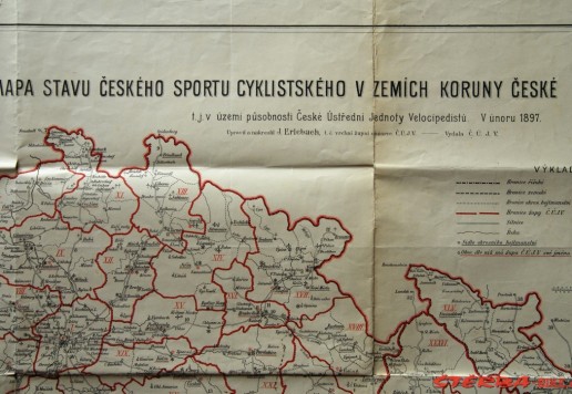 Mapa cyklistických klubů