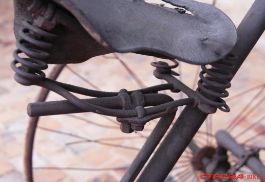 Tricykl tandem, cca 1890