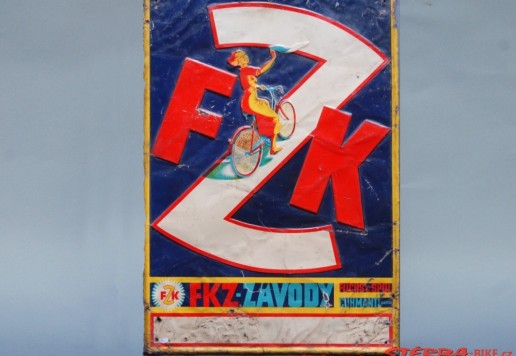 FZK metal advertising sign
