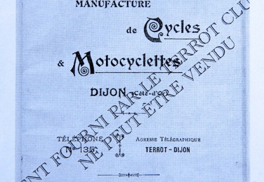 TERROT dámský retro-direct, Francie, 1905 -13