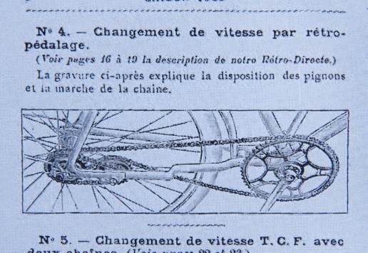 TERROT retro-directe de dame, France, 1905-13