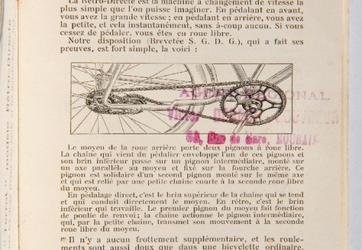 TERROT retro-directe de dame, France, 1905-13