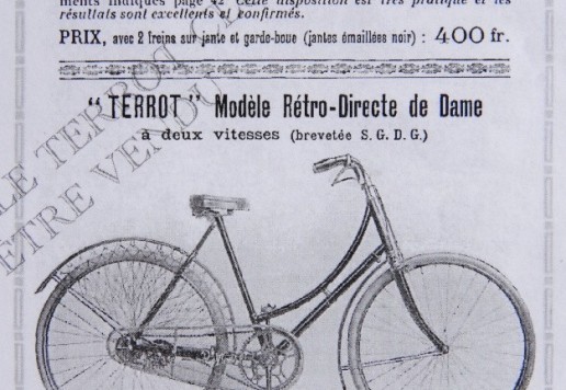 TERROT retro-directe de dame, France, 1905-13