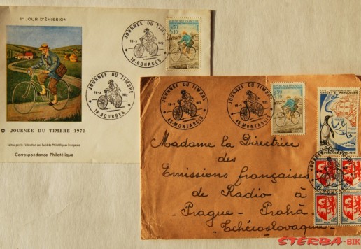 Group of postage stamps and postmarks - France