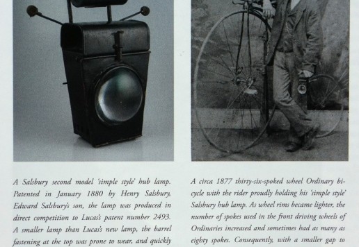 Lampa na vysoké kolo Salsbury PILOT