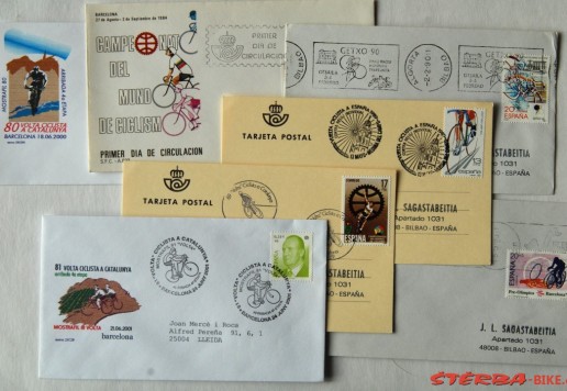 Group of postage stamps and postmarks -Spain