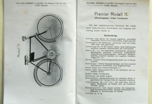 Catalogue "Premier" - 1912