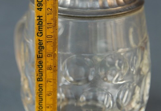 Decorative tankard 13 cm with bicycle motif