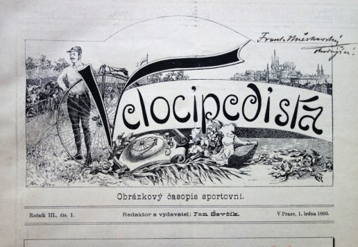 Časopis VELOCIPEDISTA - 1890