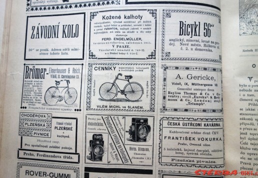 VELOCIPEDISTA - 1890 magazine