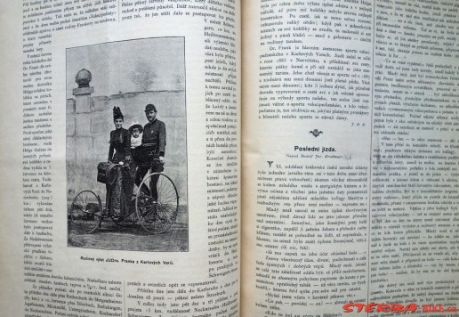 Časopis VELOCIPEDISTA - 1890
