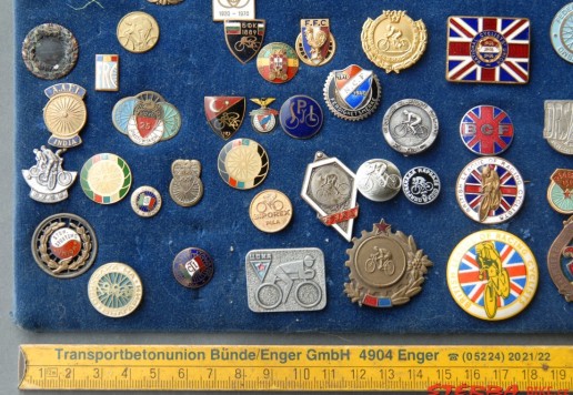 Approx. 150 pins of cycling, federations
