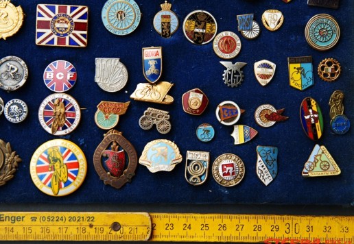 Approx. 150 pins of cycling, federations