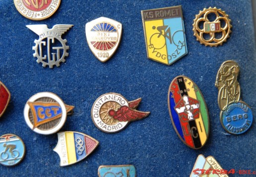 Approx. 150 pins of cycling, federations