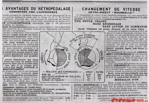 Hirondelle, retro directe  – France before 1910
