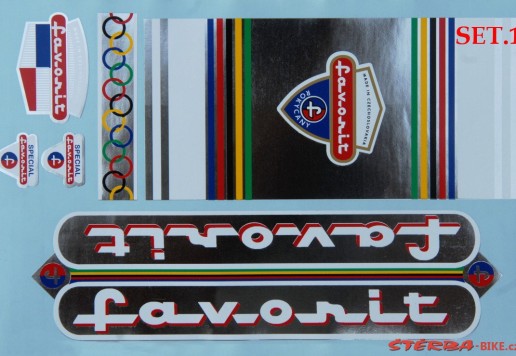 Frame stickers FAVORIT - SET 1