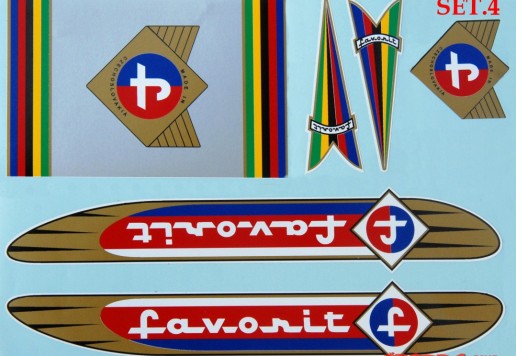 Rámové nálepky FAVORIT - SET 4