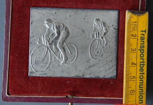 3 ks cyklistická plaketa
