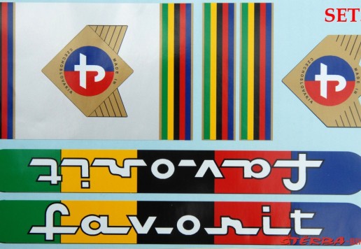 Rámové nálepky FAVORIT - SET 9