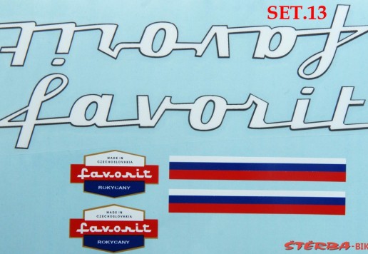 Rámové nálepky FAVORIT - SET.13