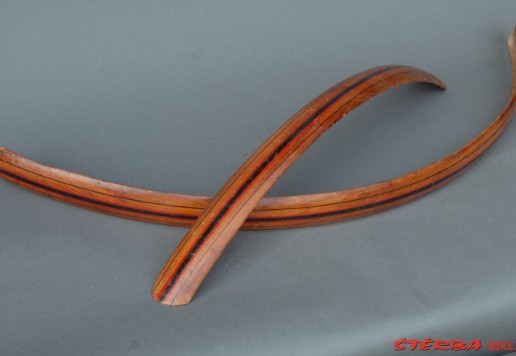 Pair of wooden mud guards