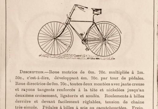 Rudge safety "Diamant", 1889/92