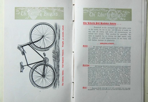 "The Liberty" firemní katalog - 1893
