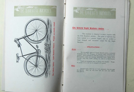 "The Liberty" firemní katalog - 1893