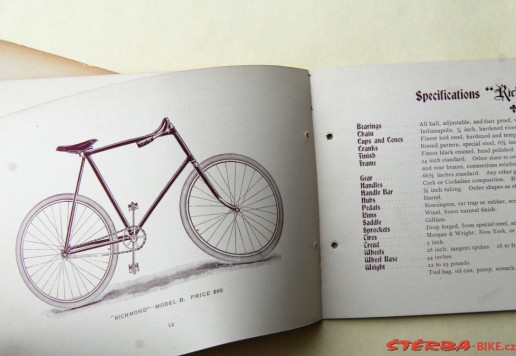 "Richmond" firemní katalog - 1896