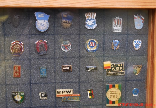 Badges "Course de la Paix" in box