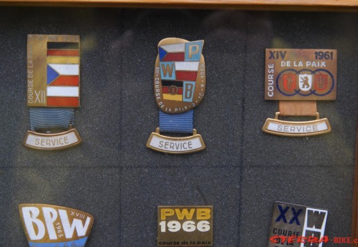 Badges "Course de la Paix" in box