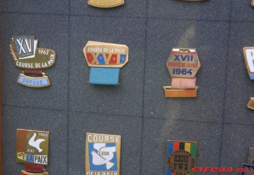 Badges "Course de la Paix" in box