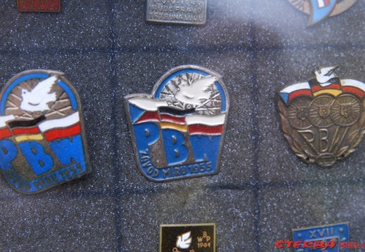 Badges "Course de la Paix" in box