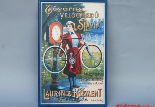 Reklamní cedule "Laurin & Klement"