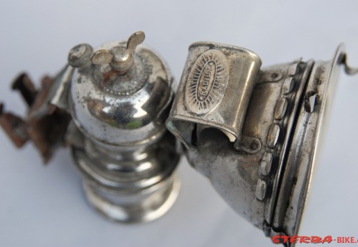 Karbidová lampa Radium Kralupy