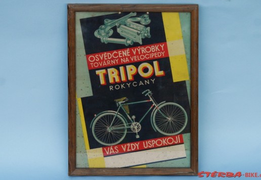 TRIPOL reklamní plakát v rámu