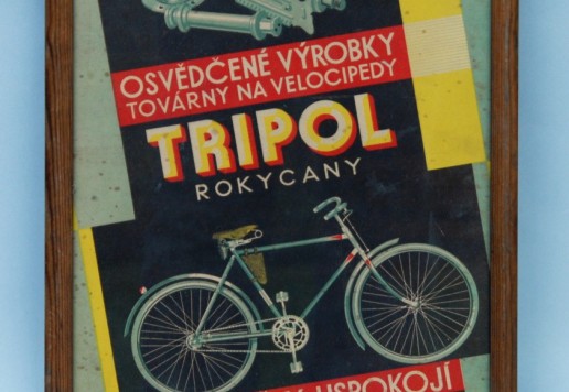 TRIPOL reklamní plakát v rámu