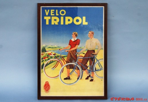 VELO TRIPOL posters in frame