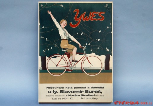 Original Czech poster YWES Bureš