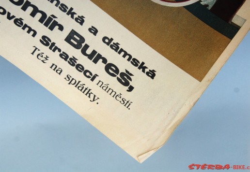 Original Czech poster YWES Bureš